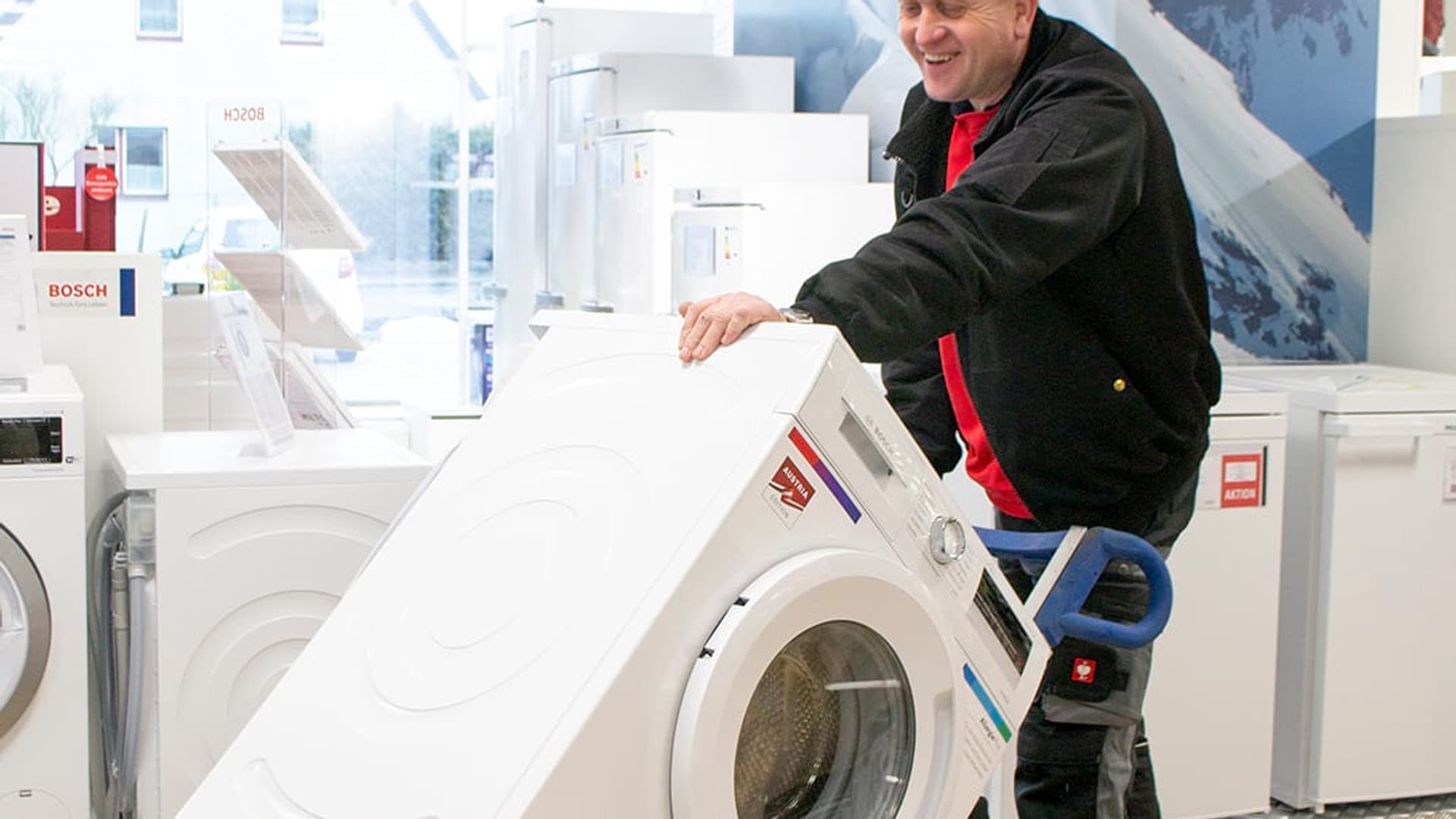 Installation made easy – your new large appliance fitted in no time