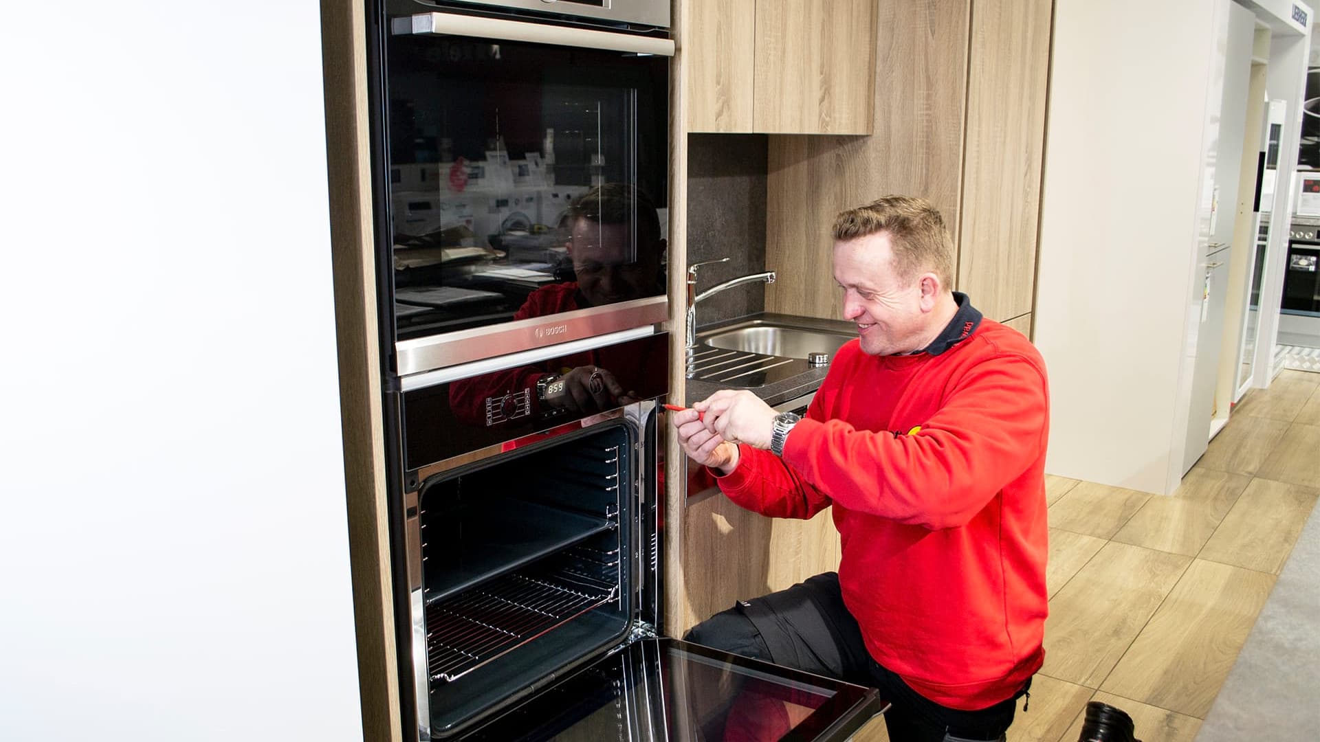 Installation made easy – your new large appliance fitted in no time