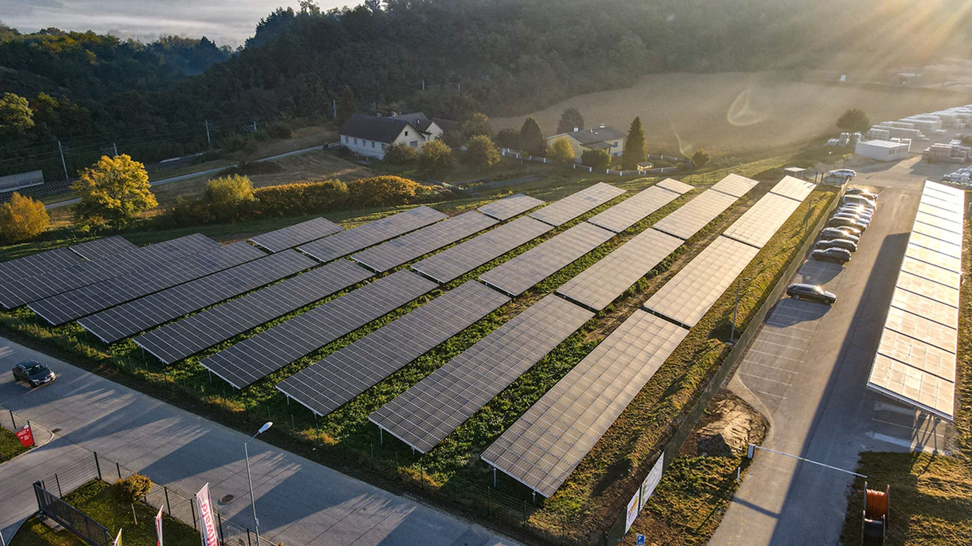 Photovoltaic system at Quarzwerke Österreich GmbH