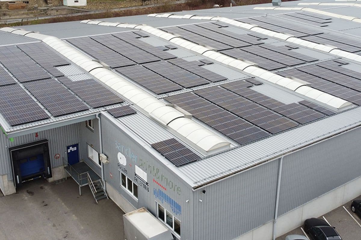 Photovoltaic system at the Sandler print works