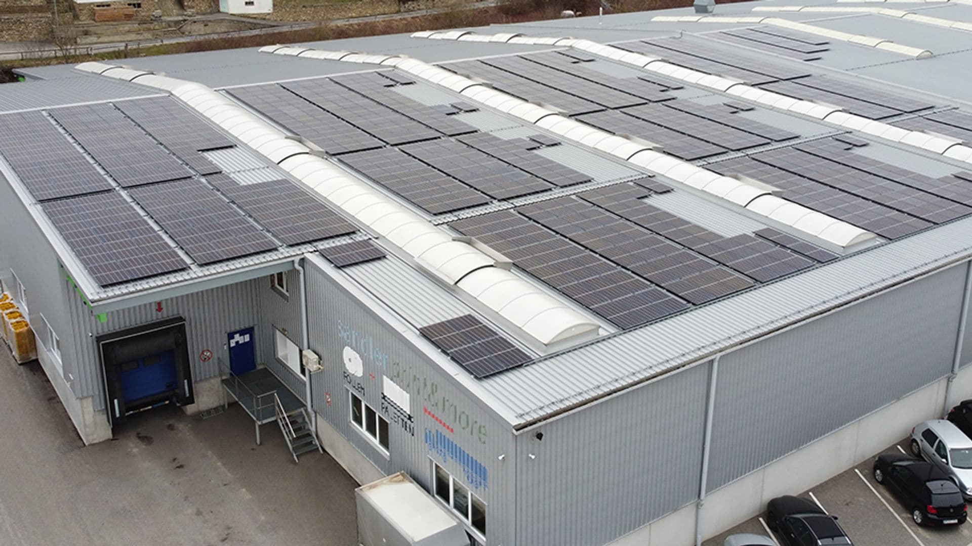 Photovoltaic system at the Sandler print works