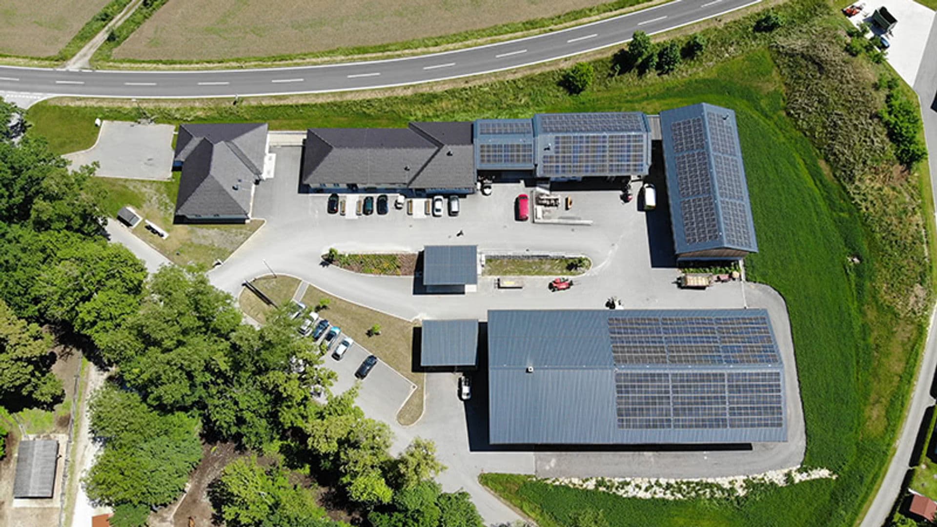 Photovoltaic system at Haag wildlife park