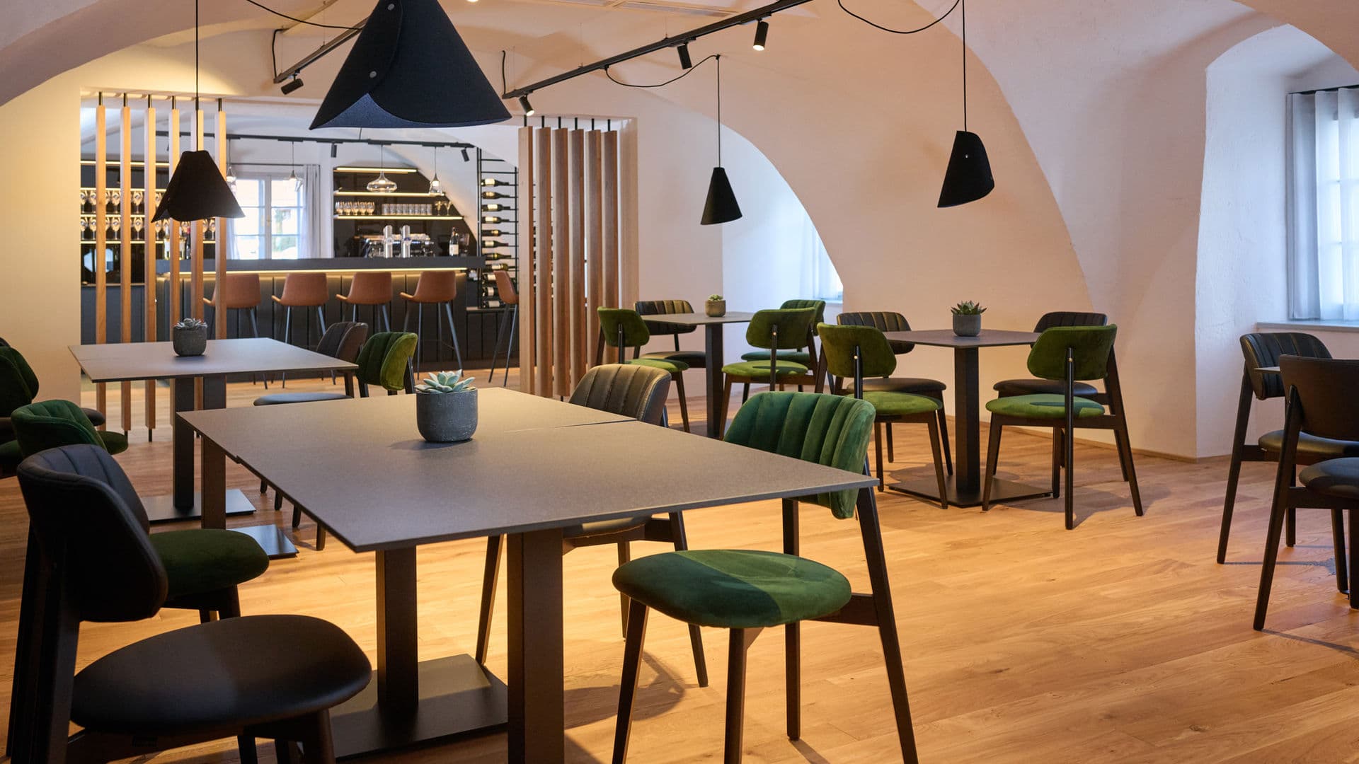 Wine bistro at the Haus des Weines