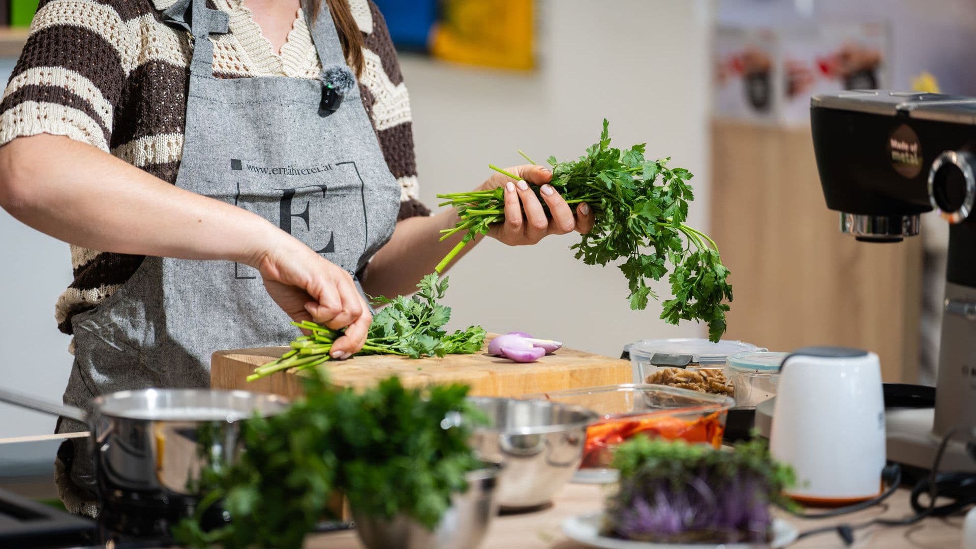 Recipes & photos of our live cooking show