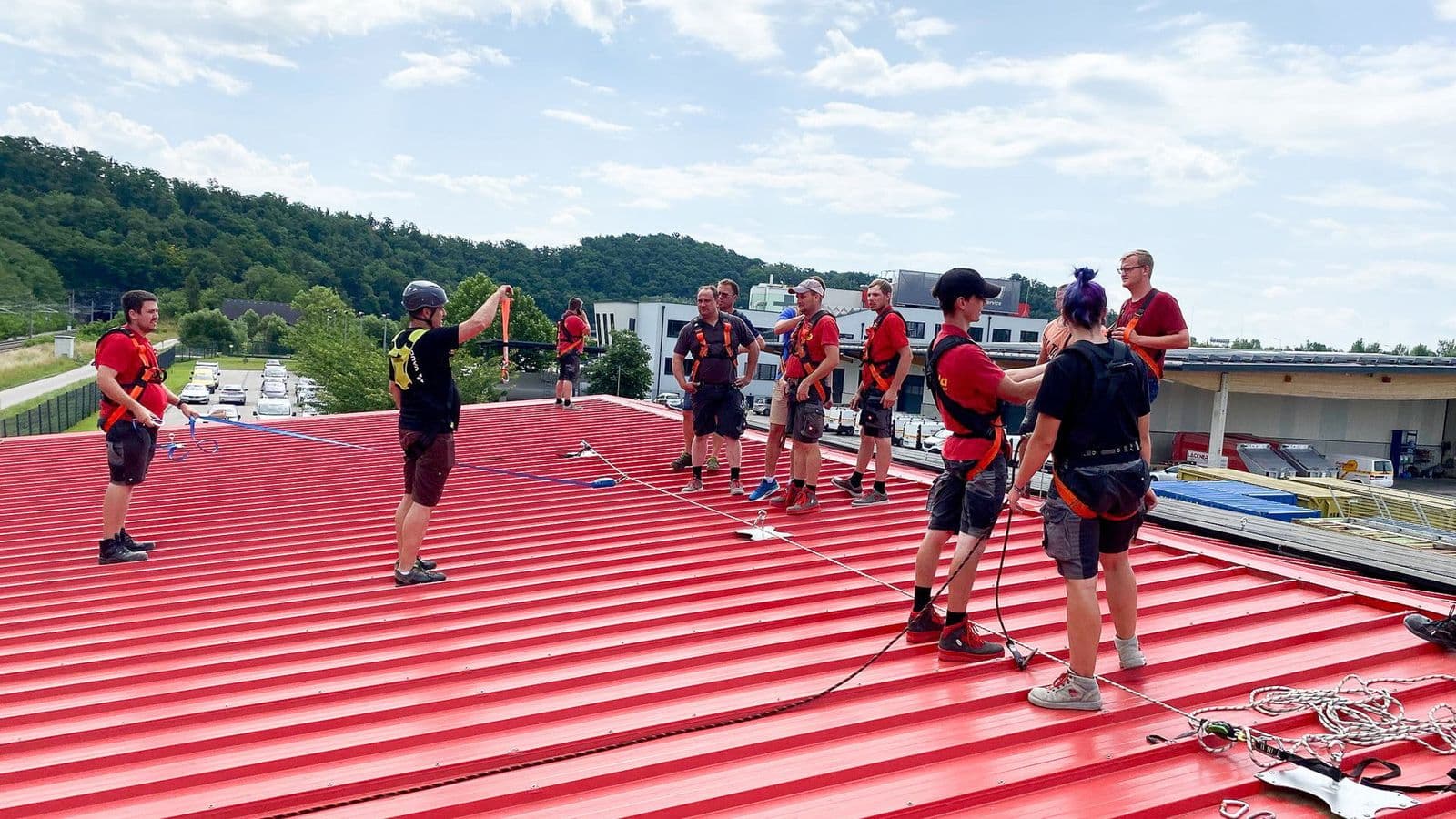 Working-at-height safety training