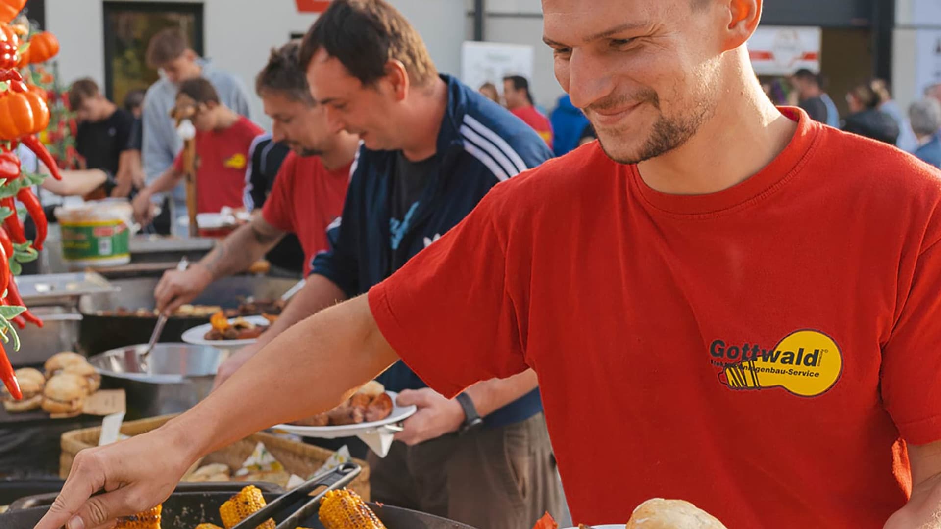 Fun and food at the Gottwald barbecue