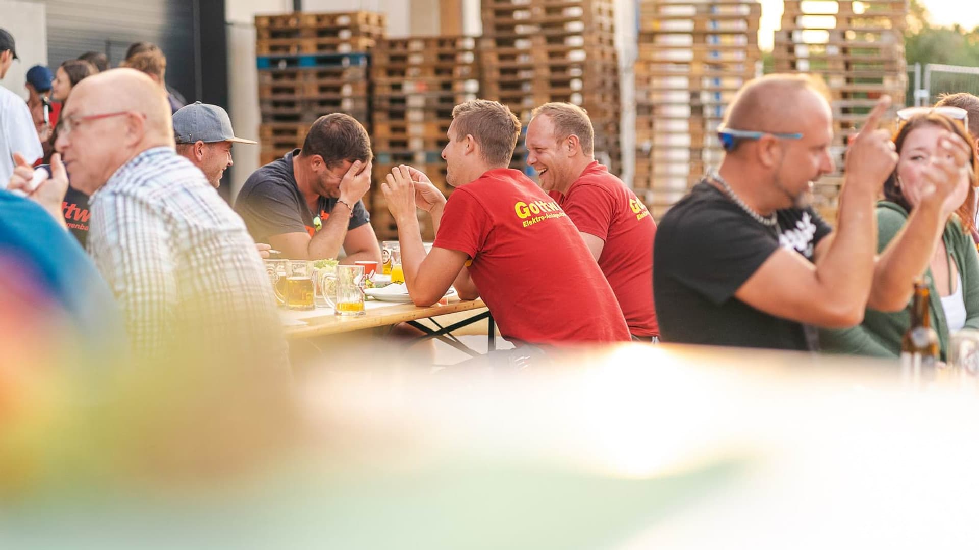 Fun and food at the Gottwald barbecue