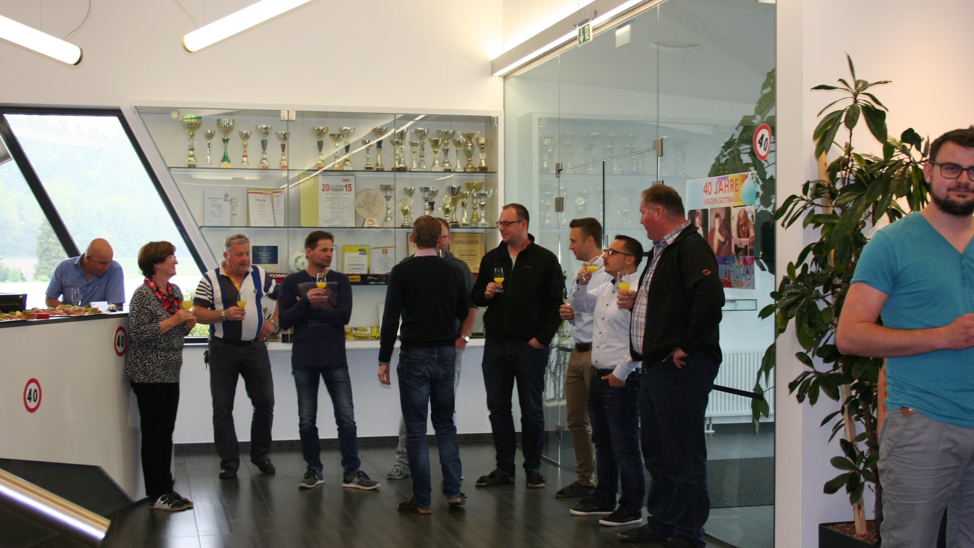 Our boss Jürgen celebrated his 40th birthday