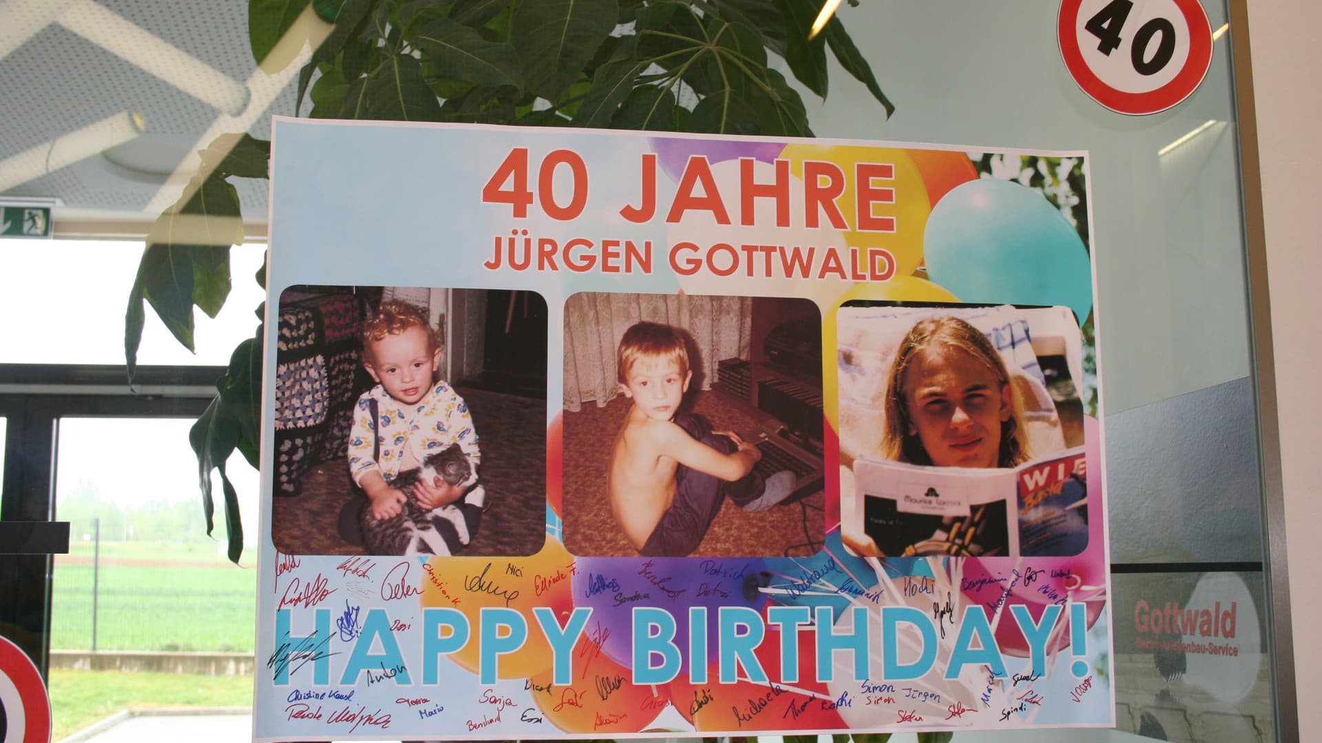Our boss Jürgen celebrated his 40th birthday