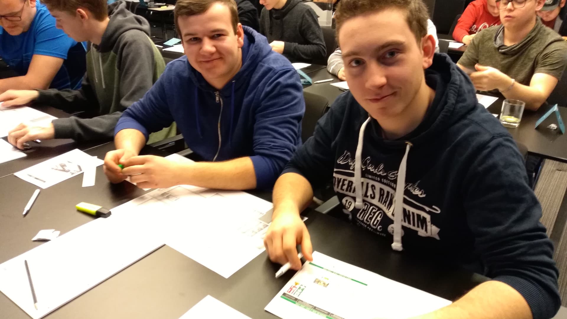 Our apprentices visiting din-Sicherheitstechnik in Linz