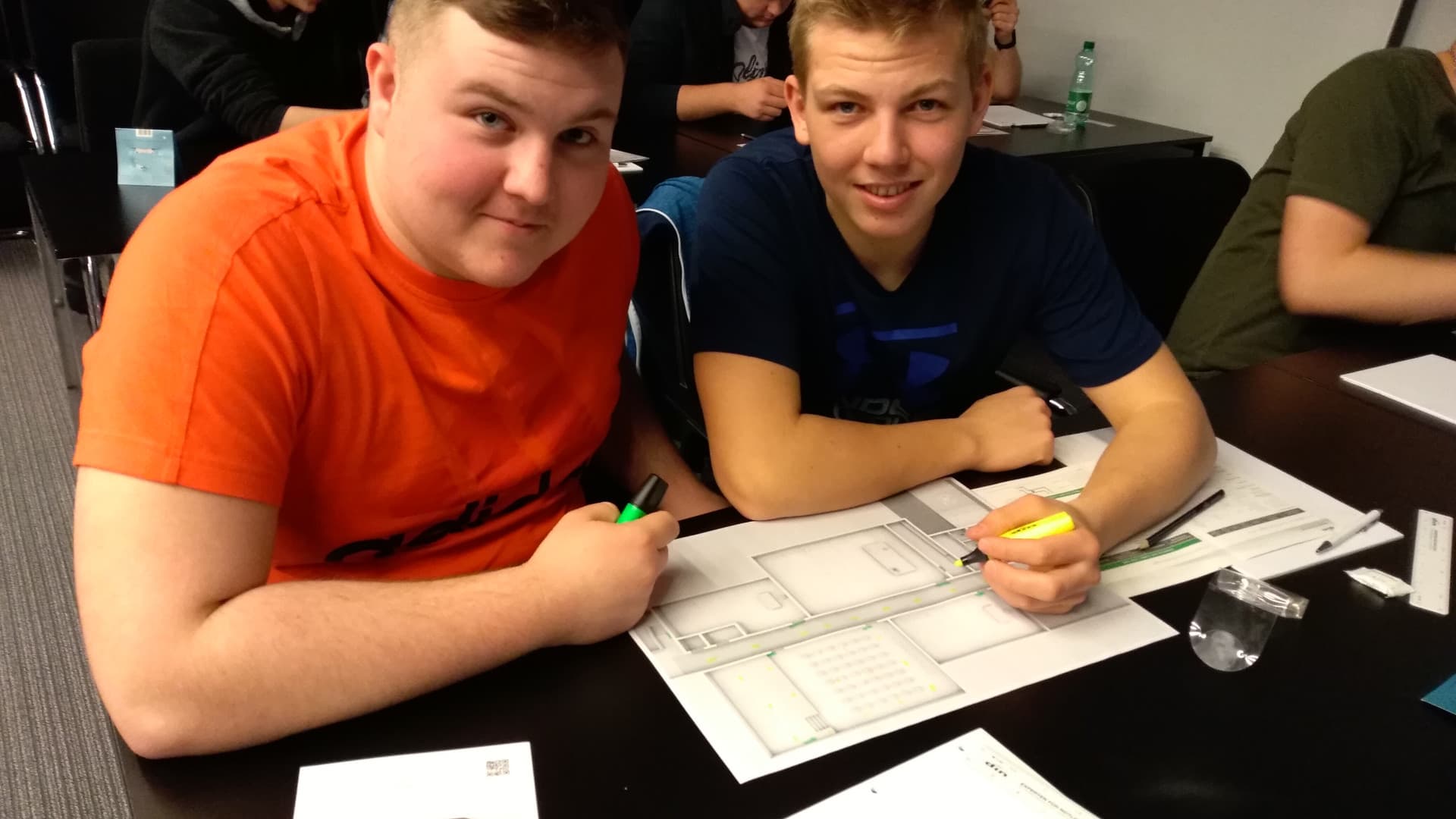 Our apprentices visiting din-Sicherheitstechnik in Linz