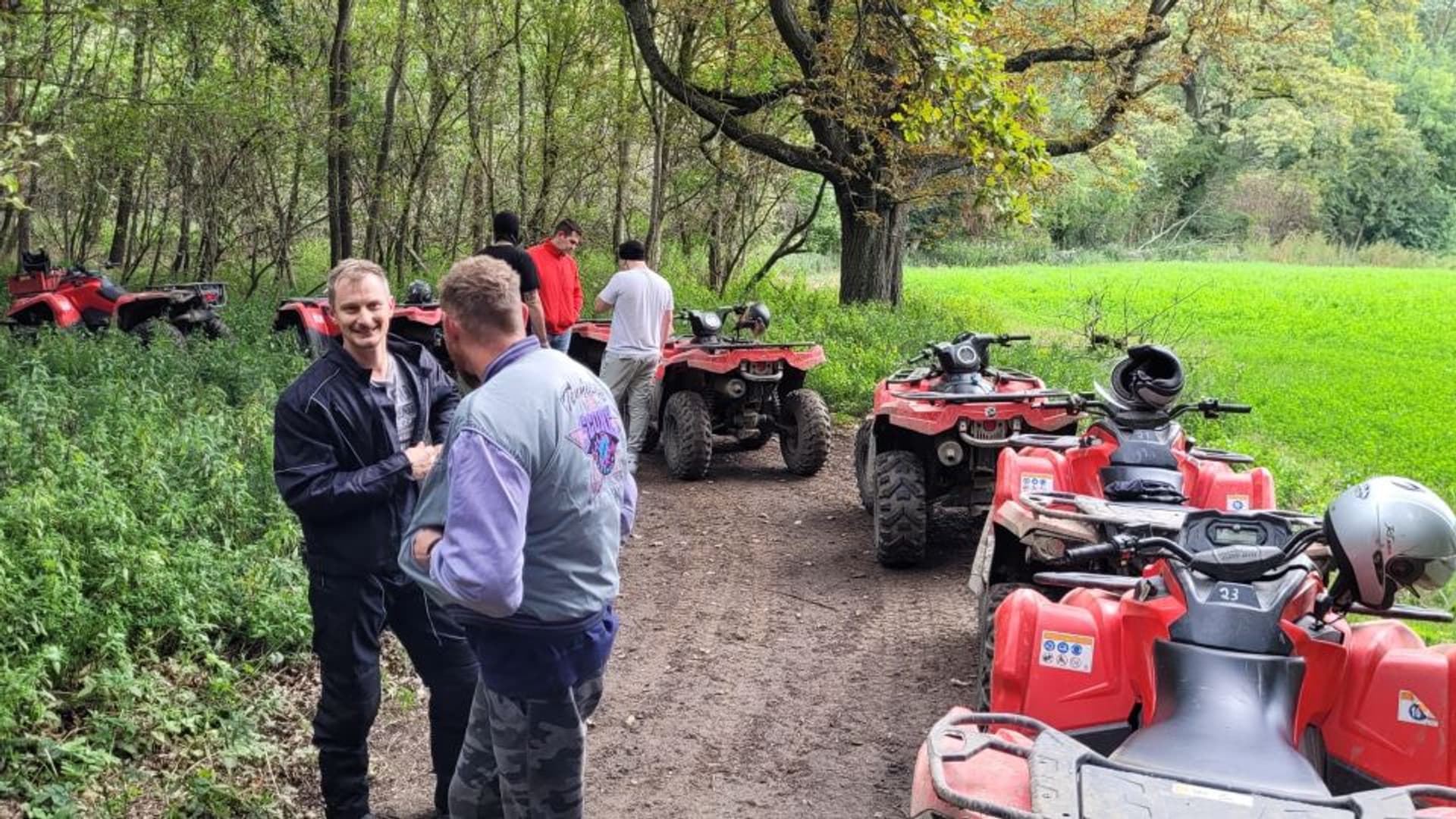 Our Parndorf team out and about together