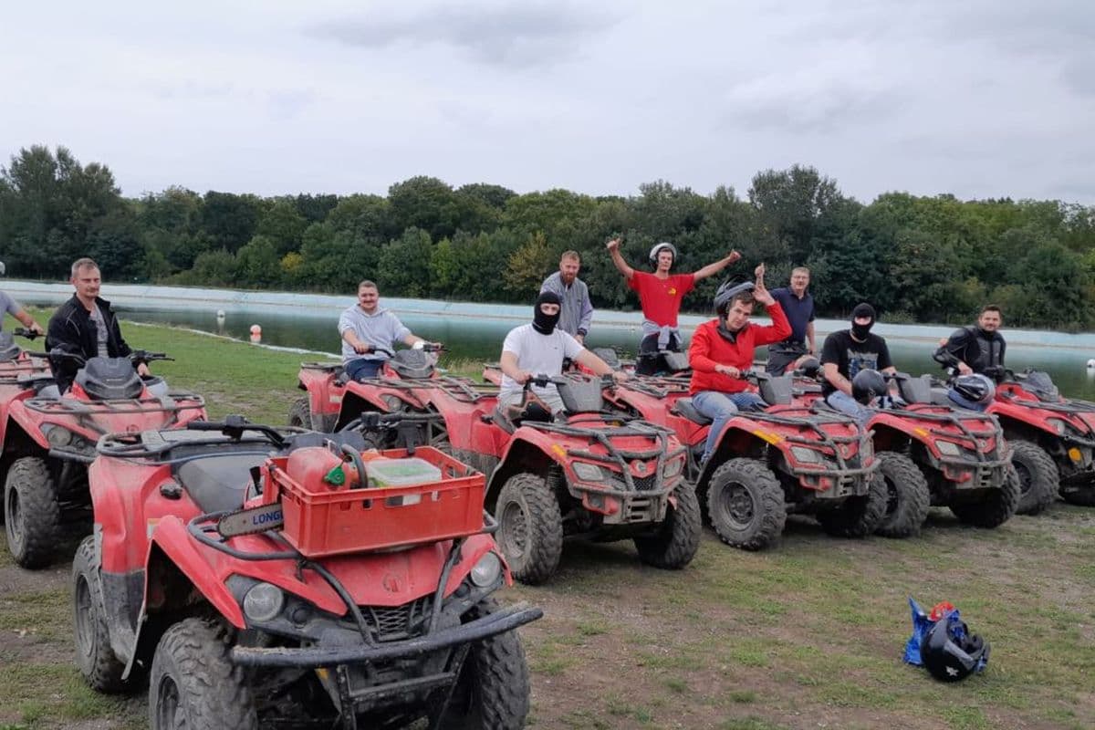 Our Parndorf team out and about together
